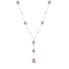 Thumbnail Image 1 of Pink Freshwater Cultured Pearl Y Necklace 14K Rose Gold