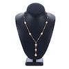 Thumbnail Image 1 of Pink Freshwater Cultured Pearl Y Necklace 14K Rose Gold