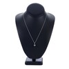 Thumbnail Image 2 of Tahitian Cultured Pearl Necklace 1/20 ct tw Diamonds 14K White Gold
