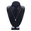 Thumbnail Image 2 of Pink Freshwater Cultured Pearl Necklace Diamond Accent 14K Rose Gold