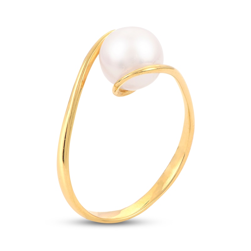 Cultured Freshwater Pearl Engagement Ring 14K Yellow Gold | Jared