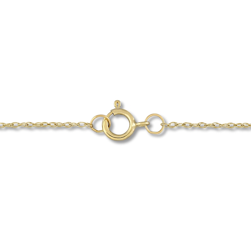 Main Image 4 of Freshwater Cultured Pearl Tin Cup Necklace 10K Yellow Gold
