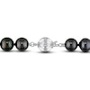 Thumbnail Image 5 of Tahitian Freshwater Cultured Pearl Strand Necklace 14K White Gold