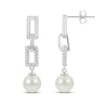 Thumbnail Image 0 of Cultured Freshwater Pearl Dangle Earrings Sterling Silver