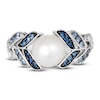 Thumbnail Image 2 of Le Vian Natural Sapphire & Freshwater Cultured Pearl Ring 14K Vanilla Gold
