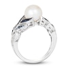 Thumbnail Image 2 of Le Vian Natural Sapphire & Freshwater Cultured Pearl Ring 14K Vanilla Gold
