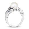 Thumbnail Image 3 of Le Vian Natural Sapphire & Freshwater Cultured Pearl Ring 14K Vanilla Gold