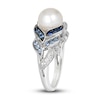Thumbnail Image 3 of Le Vian Natural Sapphire & Freshwater Cultured Pearl Ring 14K Vanilla Gold