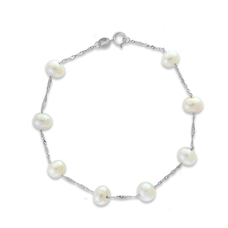 Main Image 1 of LALI Jewels Freshwater Cultured Pearl Bracelet 14K White Gold