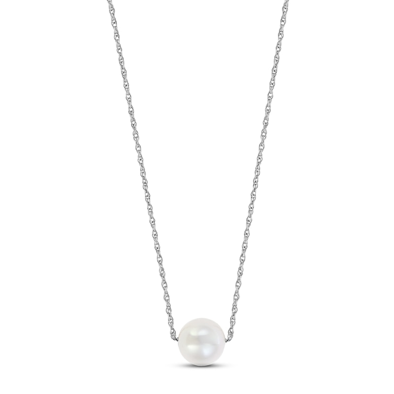 Main Image 1 of LALI Jewels Freshwater Cultured Pearl Necklace 14K White Gold