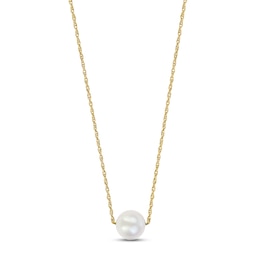 LALI Jewels Cultured Freshwater Pearl Necklace 14K Yellow Gold