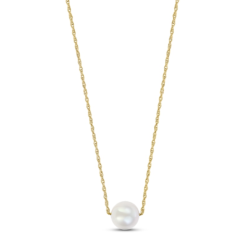 LALI Jewels Freshwater Cultured Pearl Necklace 14K Yellow Gold