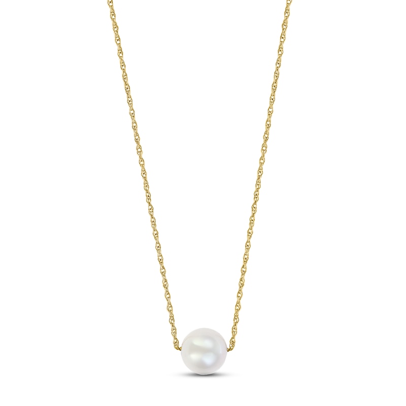 Main Image 1 of LALI Jewels Freshwater Cultured Pearl Necklace 14K Yellow Gold