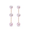 Thumbnail Image 1 of LALI Jewels Freshwater Cultured Pearl Drop Earrings 14K Rose Gold