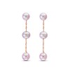 Thumbnail Image 0 of LALI Jewels Freshwater Cultured Pearl Drop Earrings 14K Rose Gold