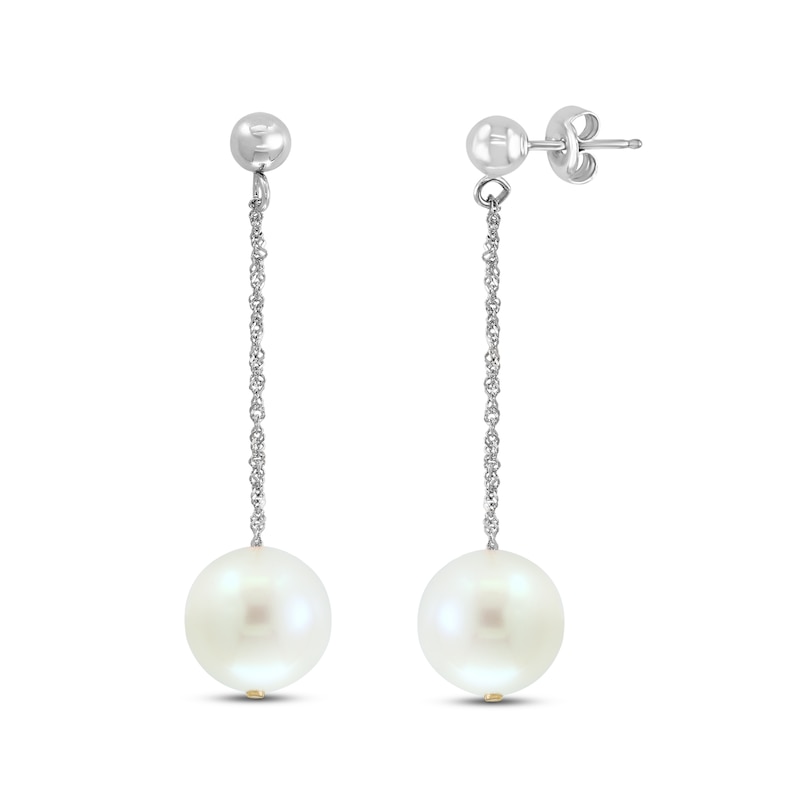 Main Image 1 of LALI Jewels Freshwater Cultured Pearl Drop Earrings 14K White Gold