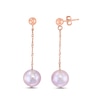 Thumbnail Image 1 of LALI Jewels Freshwater Cultured Pearl Drop Earrings 14K Rose Gold