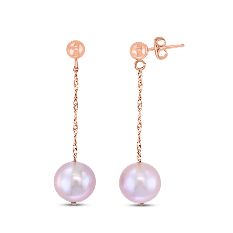 Main Image 1 of LALI Jewels Freshwater Cultured Pearl Drop Earrings 14K Rose Gold