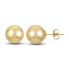 Thumbnail Image 0 of South Sea Golden Cultured Pearl Stud Earrings 14K Yellow Gold