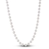 Thumbnail Image 2 of Akoya Cultured Pearl Necklace 14K White Gold 16"