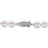 Thumbnail Image 3 of Akoya Cultured Pearl Necklace 14K White Gold 24"