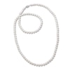 Thumbnail Image 1 of Akoya Cultured Pearl Necklace 14K White Gold 30"