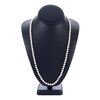 Thumbnail Image 4 of Akoya Cultured Pearl Necklace 14K White Gold 30"