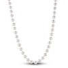 Thumbnail Image 2 of Akoya Cultured Pearl Necklace 14K White Gold 16"