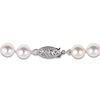 Thumbnail Image 3 of Akoya Cultured Pearl Necklace 14K White Gold 16"