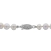 Thumbnail Image 3 of Akoya Cultured Pearl Necklace 14K White Gold 18"