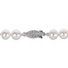 Thumbnail Image 3 of Akoya Cultured Pearl Necklace 14K White Gold 20"