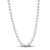 Thumbnail Image 2 of Akoya Cultured Pearl Necklace 14K White Gold 24"