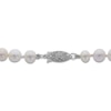 Thumbnail Image 3 of Akoya Cultured Pearl Necklace 14K White Gold 18"