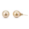 Thumbnail Image 1 of South Sea Cultured Pearl Stud Earrings 14K Yellow Gold