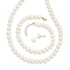Thumbnail Image 1 of Freshwater Cultured Pearl Necklace/Bracelet/Earrings Set 14K Yellow Gold