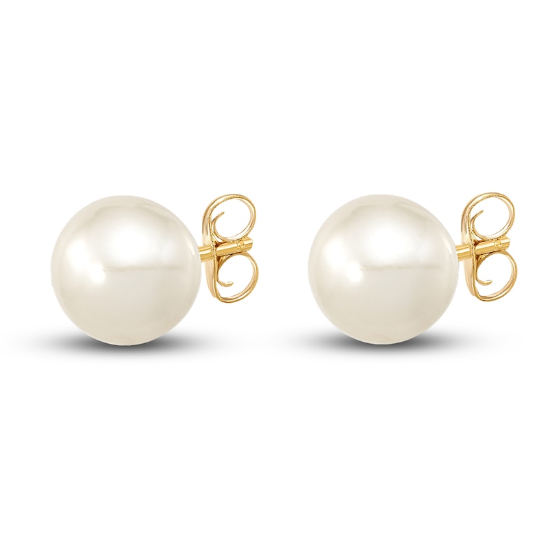 Main Image 3 of Freshwater Cultured Pearl Necklace/Bracelet/Earrings Set 14K Yellow Gold