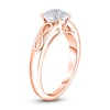 Thumbnail Image 2 of Diamond Solitaire Infinity Engagement Ring 1/4 ct tw Round 14K Rose Gold (I2/I)