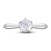 Thumbnail Image 3 of Diamond Cathedral Solitaire Engagement Ring 3/4 ct tw Round 14K White Gold (I2/I)