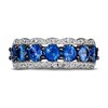 Thumbnail Image 2 of Le Vian Natural Blue Sapphire Ring 1/3 ct tw Diamonds 14K Vanilla Gold