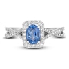 Thumbnail Image 2 of Le Vian Natural Blue Sapphire Ring 1/3 ct tw Diamonds 14K Vanilla Gold
