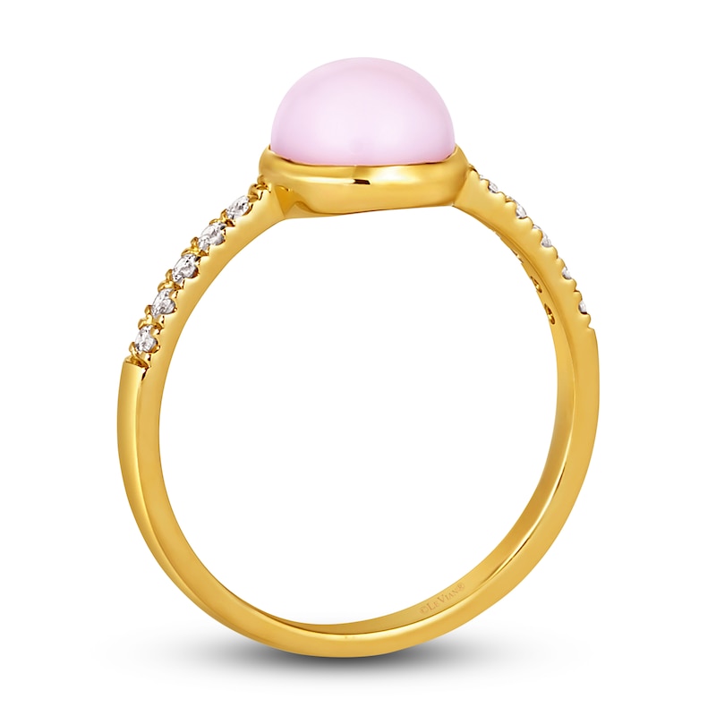 Main Image 3 of Le Vian Natural Opal Ring 1/10 ct tw Diamonds 14K Honey Gold