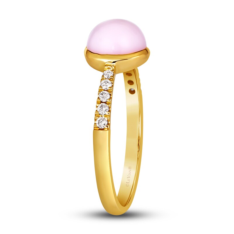 Main Image 4 of Le Vian Natural Opal Ring 1/10 ct tw Diamonds 14K Honey Gold