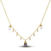 Thumbnail Image 1 of Le Vian Natural Moonstone Necklace 1/10 ct tw Diamonds 14K Honey Gold