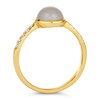 Thumbnail Image 4 of Le Vian Natural Moonstone Ring 1/15 ct tw Diamonds 14K Honey Gold