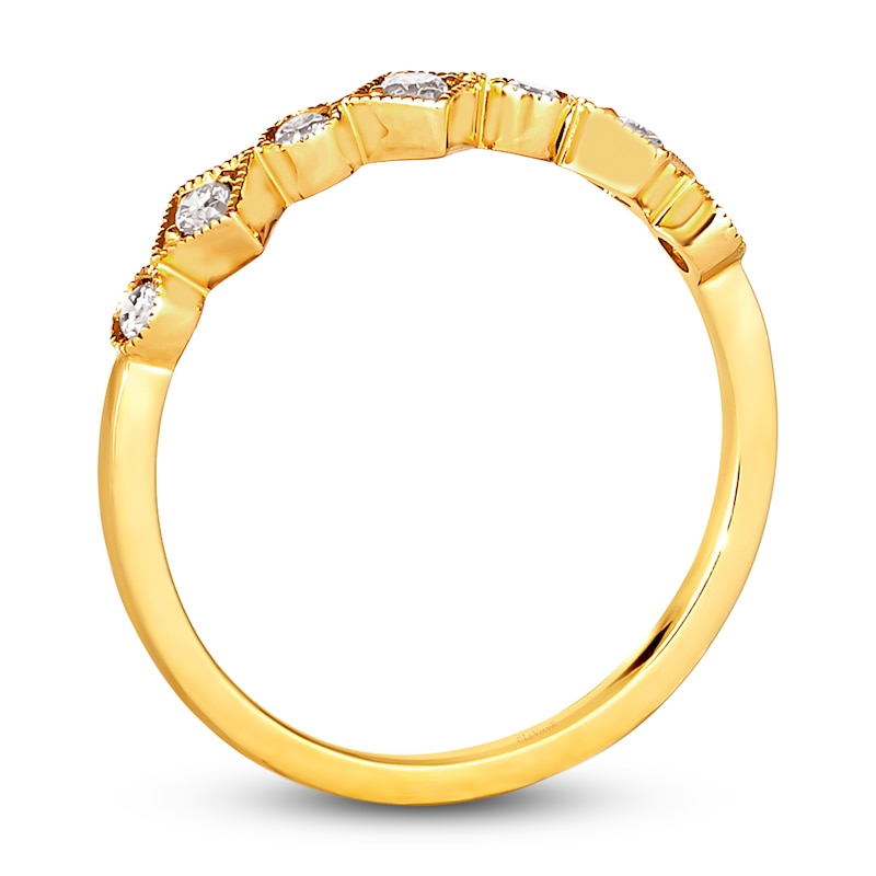 Main Image 3 of Le Vian Diamond Ring 1/5 ct tw Round 14K Honey Gold