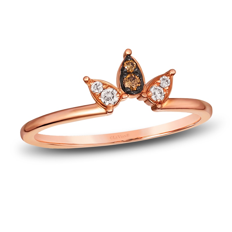 Main Image 1 of Le Vian Diamond Ring 1/15 ct tw Round 14K Strawberry Gold
