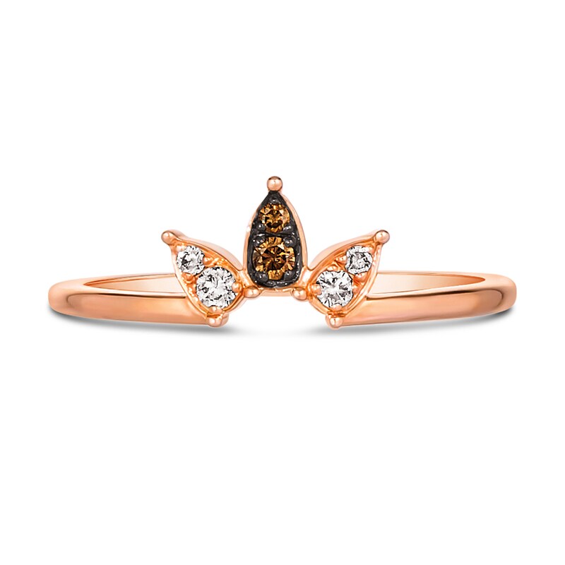 Main Image 2 of Le Vian Diamond Ring 1/15 ct tw Round 14K Strawberry Gold