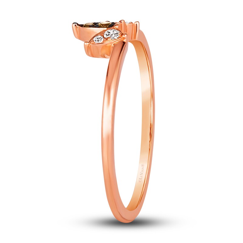 Main Image 4 of Le Vian Diamond Ring 1/15 ct tw Round 14K Strawberry Gold