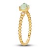 Thumbnail Image 4 of Le Vian Natural Prehnite Ring 1/20 ct tw Diamonds 14K Honey Gold