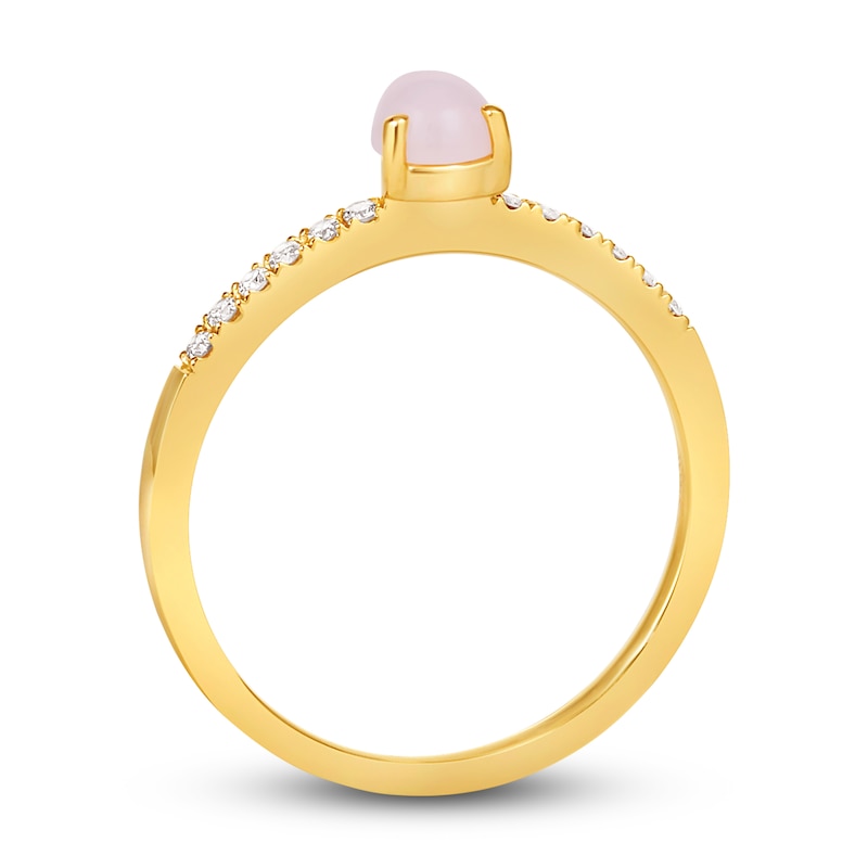 Main Image 3 of Le Vian Natural Opal Ring 1/10 ct tw Diamonds 14K Honey Gold